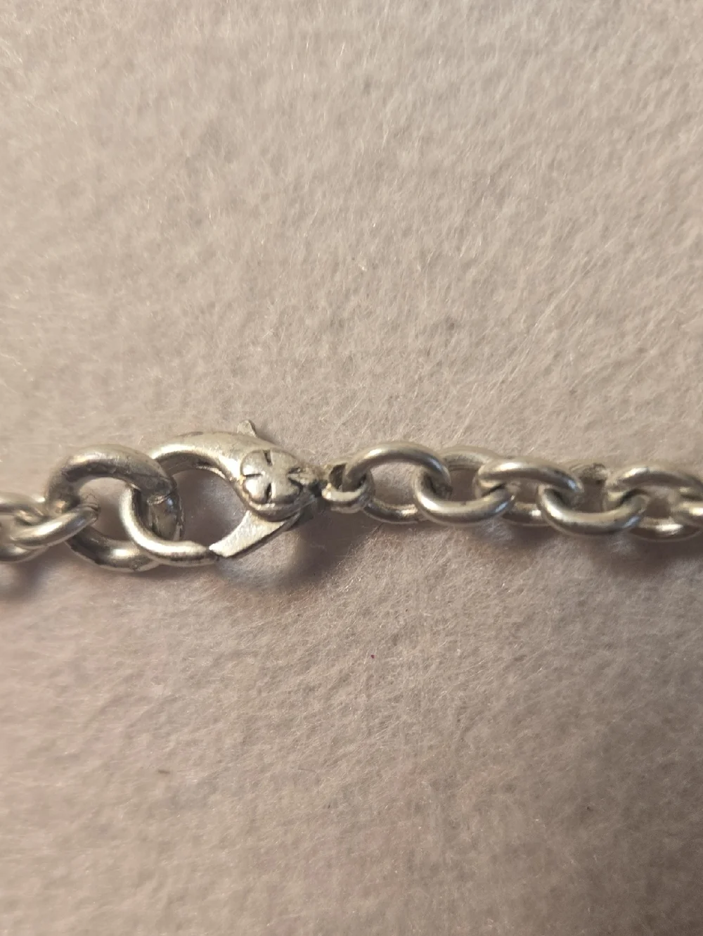 Lucky Brand Silvertone Cross Pendant Necklace 15